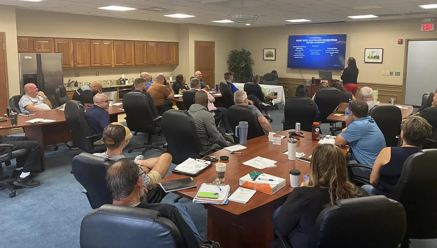 Tag Team BNI members during a Friday meeting